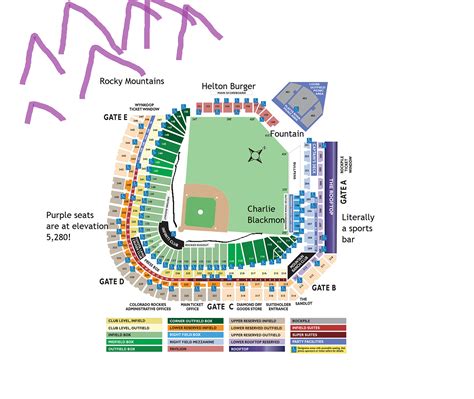 Coors Field Seating Chart – Two Birds Home