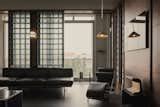 Living Room, Wall Lighting, Porcelain Tile Floor, Pendant Lighting, Sofa, Recliner, Accent ...
