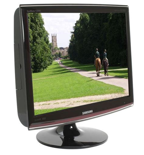 Mal travailleur illégal ecran pc samsung syncmaster t220 Ajustable marchande marron