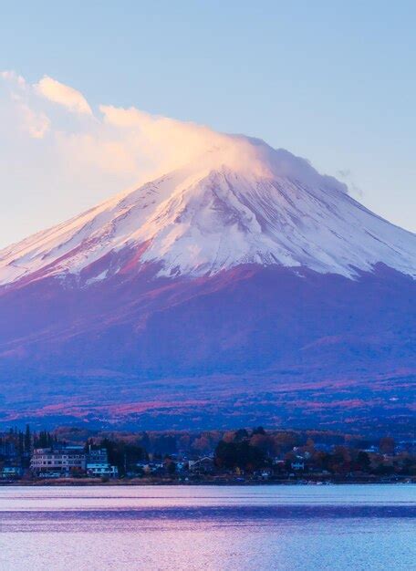 Premium Photo | Sunrise of mountain fuji