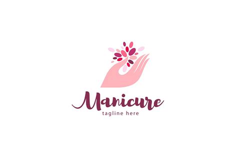 Manicure Logo | Manicure, Vector logo design, Vector logo