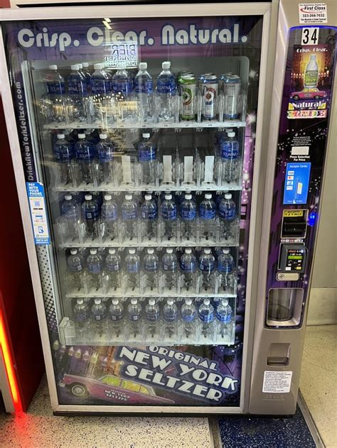 Original New York Seltzer vending machine no longer stocked with ONYS ...