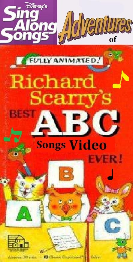 Disney's Sing Along Songs Adventures of Richard Scarry's Best ABC Songs ...