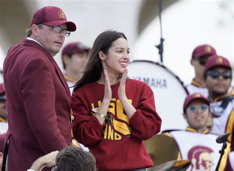 OLIVIA RODRIGO at NCAA Football Game Between USC Trojans and UCLA ...