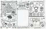 Kids Menu Coloring Pages sketch template