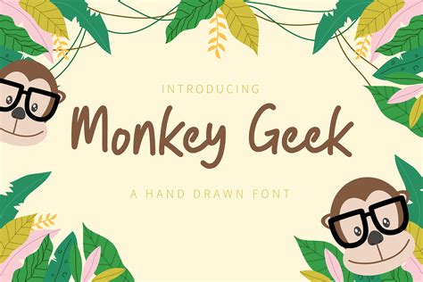 Monkey Geek – Fun Handwriting Font – Free Fonts, Script & Handwritten Fonts | pixelify.net