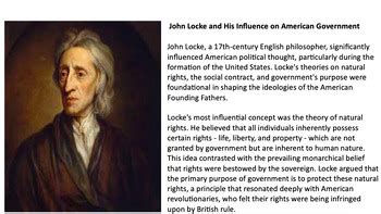 John Locke and His Influence on American Government by Jason Flores