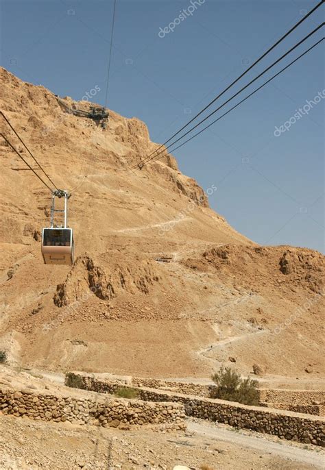 Cable Car to Masada, Israel — Stock Photo © sframe #1395740