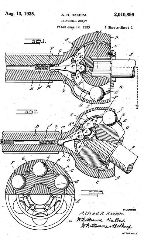 Pilot lever Rzeppa Joint (left) and Rzeppa Joint (right) | Download Scientific Diagram