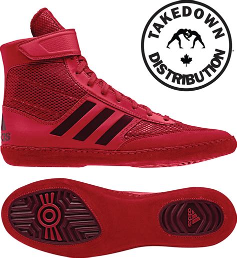 Adidas Shoe Wrestling Combat Speed 5 Red — Takedown Distribution