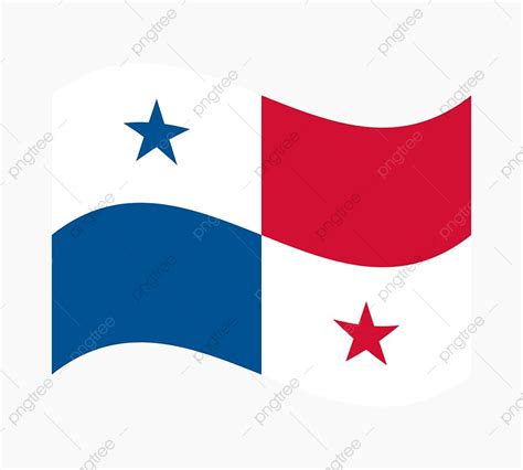 Panama Flag Vector Art PNG, Panama Flag Vector Illustration, Topography ...