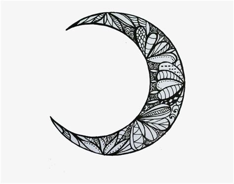 Aesthetic Moon Drawing Transparent PNG - 500x580 - Free Download on NicePNG