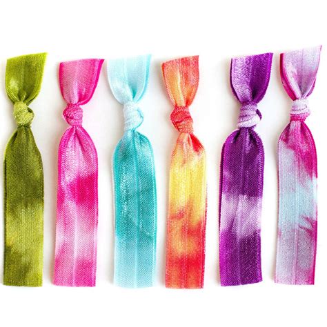 (73) Fab.com | Boho Hair Ties 6 Pack | Tie dye hair, Hair ties, Boho tie dye