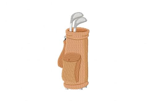 Brown Golf Bag Machine Embroidery Design – Blasto Stitch