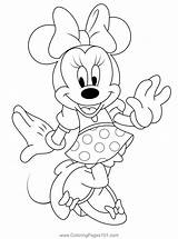Minnie Mouse Coloring Pages For Kids Printable sketch template