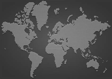 Vector Dotted Global World Map 169558 Vector Art at Vecteezy