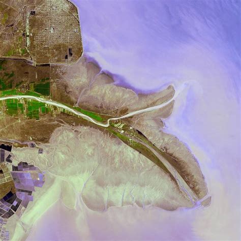 Yellow River Delta, China Photograph by Adam Romanowicz