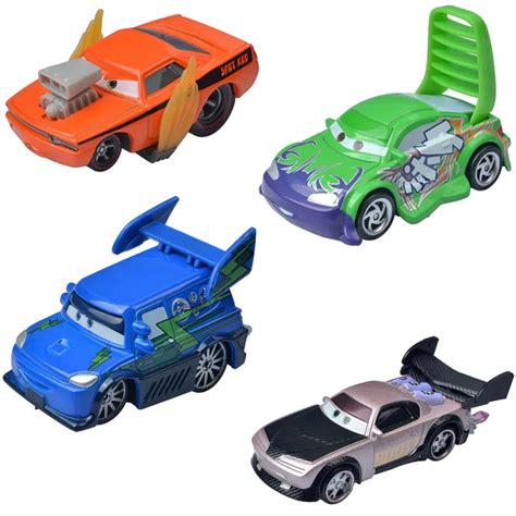 Disney Pixar Cars Drag Racing Party Boost Wingo Snot Rod With Flames 1: ...