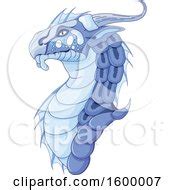 Blue Dragon School Mascot in a Wheelchair Posters, Art Prints by - Interior Wall Decor #1365716
