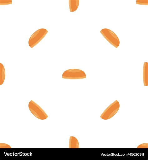 Bun burger pattern seamless Royalty Free Vector Image