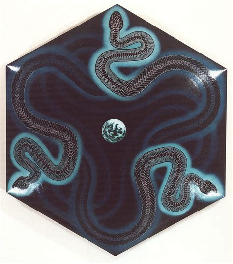 Oroboros Painting by Marte Thompson | Fine Art America