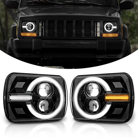 Quadratec Premium LED Projector Beam Headlights For 84-01, 51% OFF