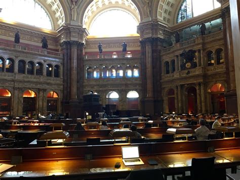 Studying at the Library of Congress Main Reading Room - Higher Ed Professor