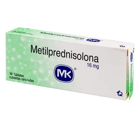 METILPREDNISOLONA 16MK 10 Tabletas Cubiertas - Drogas Exito