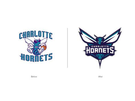 Charlotte Hornets primary logo on Behance | Logo redesign, Charlotte ...