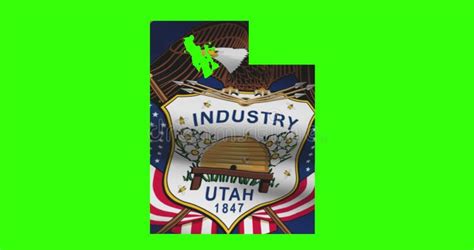 Utah on USA Map Red Outline Shape Blinking Animation Stock Footage - Video of graphics, flag ...