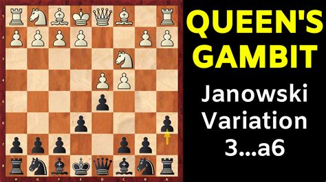 Queen's Gambit Declined - Janowski Variation - Remote Chess Academy