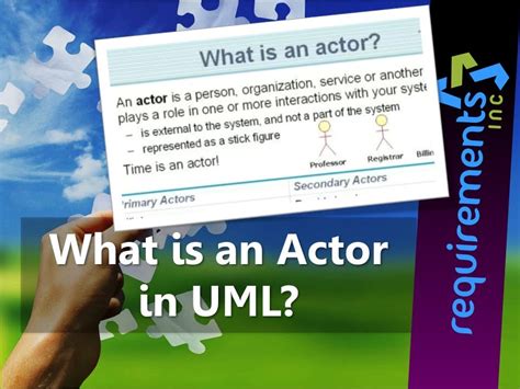 Who/What is an actor in UML? - YouTube