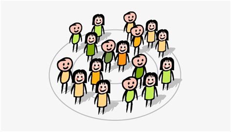 Cartoon Of Group Of People - Free Transparent PNG Download - PNGkey