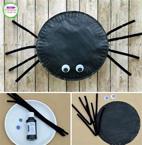 Paper Plate Spider Craft - The Kindergarten Connection