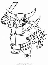 Coloring Clash Clans Pages Wizard Printable Kids Tower Golem  sketch template