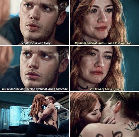 Shadowhunters 2x19 Jace & Clary kiss | Clary and jace, Jace and clary kiss, Shadowhunters