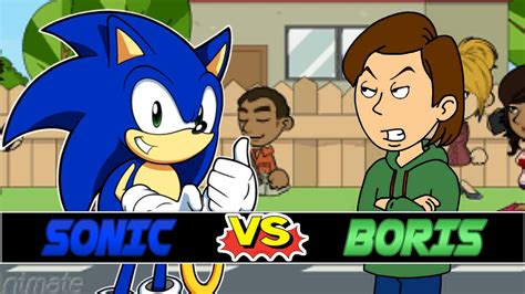 M.U.G.E.N. Battles | Sonic vs Boris Anderson | Sonic the Hedgehog vs GoAnimate - YouTube