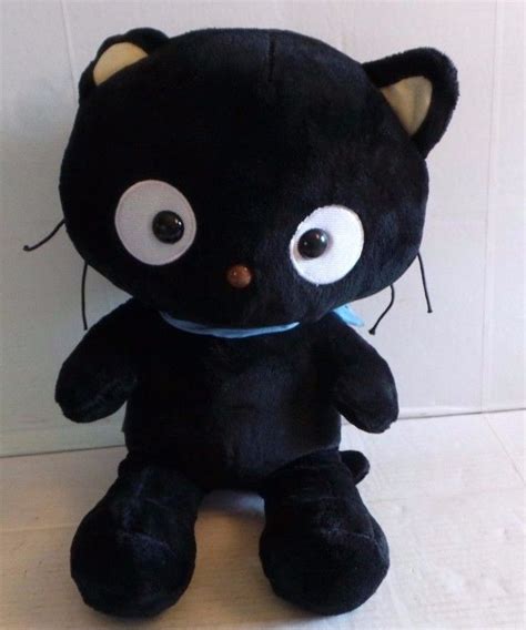 Limited Edition Sanrio Chococat Black Cat Build A Bear Plush Hello Kitty 17" #BuildABearWorkshop ...