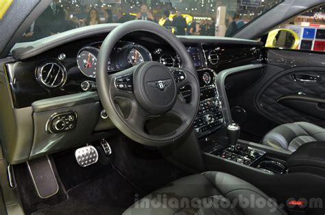 2016 Bentley Mulsanne Speed (facelift) interior at the 2016 Geneva ...