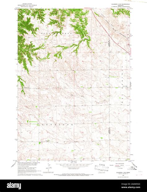 Chadron nebraska map Cut Out Stock Images & Pictures - Alamy