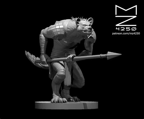 Gnoll Mini Figurine DND RPG Dungeons and Dragons Fantasy 25mm - Etsy