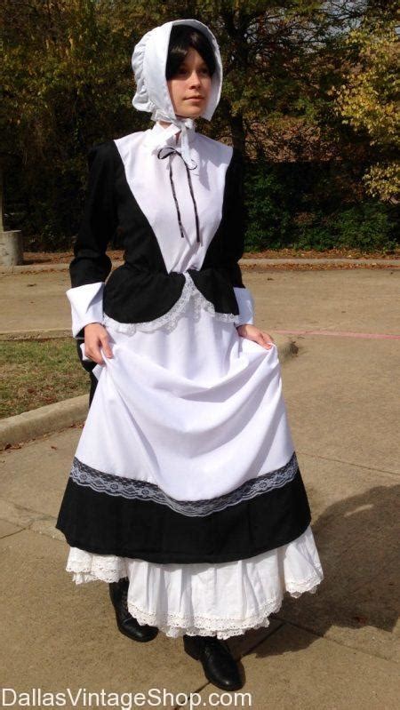 Puritan Pilgrim Attire, Pilgrim Girl Costumes, Colonial Pilgrims & Indians Period Attire, Mary ...