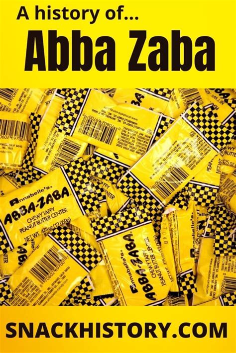 Abba Zaba (History, Pictures & Commercials) - Snack History