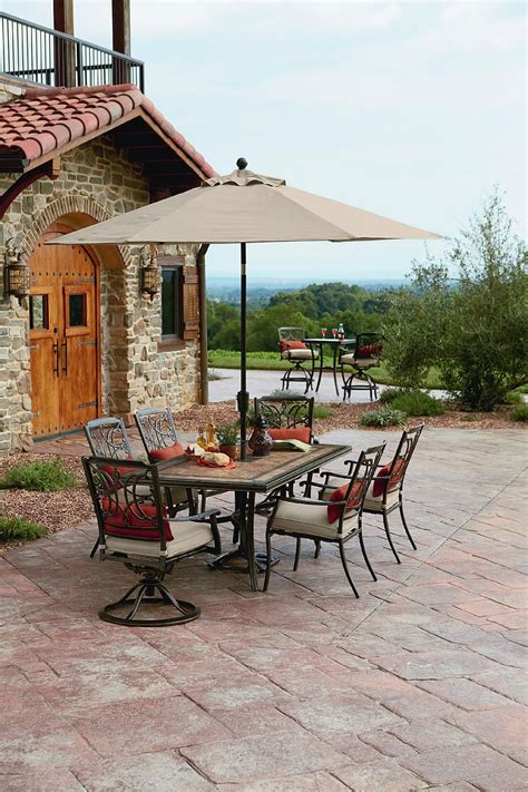 Agio - AAF-03500-19917 - Tuscany Outdoor 7 Piece Patio Dining Set ...