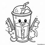 Soda Coloring Page  Pagescom sketch template