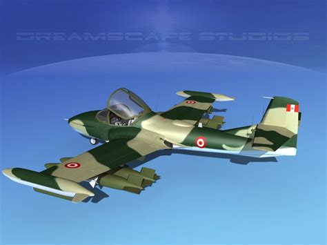 3d Model Cessna A-37 Dragonfly