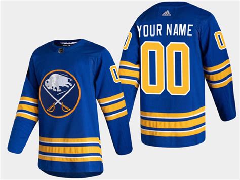 Buffalo Sabres #00 Home Royal Custom Jersey|SABRES00HBR21|Buffalo Sabres