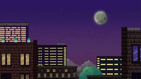 ArtStation - Night Sky - Pixel Art