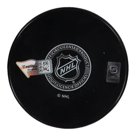 Jeremy Swayman Signed Bruins Logo Hockey Puck Inscribed "NHL Debut 4-6 ...