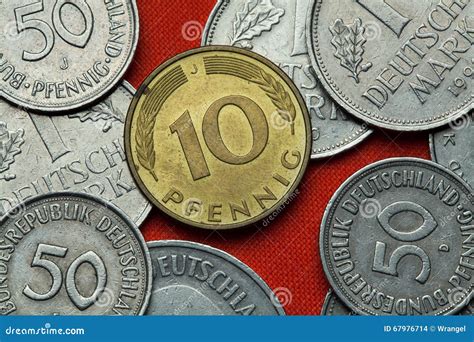 Coins of Germany stock photo. Image of historical, object - 67976714